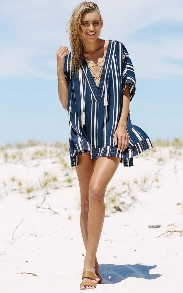 Boho Boho Mini Dress, Beach Dress, Cover up Dress, White Tunic Jane