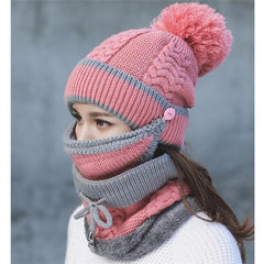 Womens Winter Scarf Set
