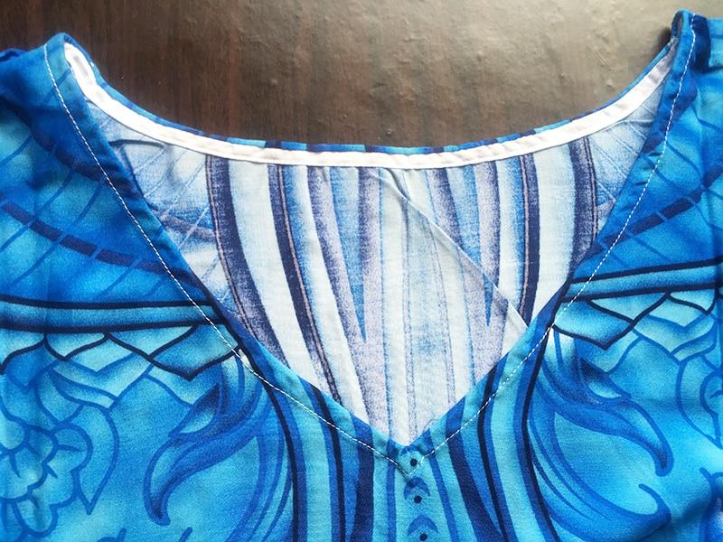 Maxi  Boho Dress, Beach Dress, Kaftan, Mandala Blue