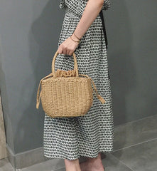 Boho Bag, Woven Straw Handbag, Arlo Bag
