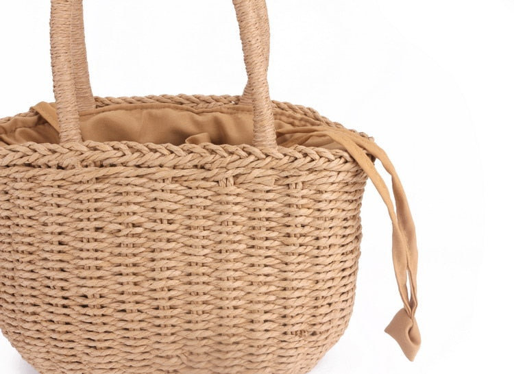 Boho Bag, Woven Straw Handbag, Arlo Bag