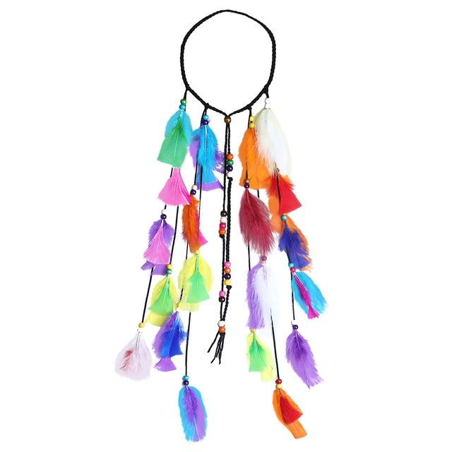 Boho Feather Headband, Gypsy Soul