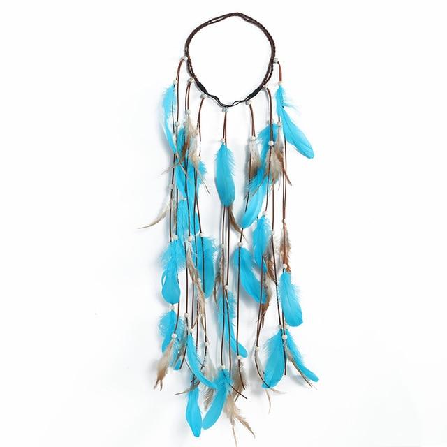 Boho Feather Headband, Gypsy Soul