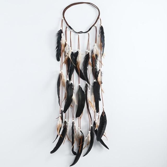 Boho Feather Headband, Gypsy Soul