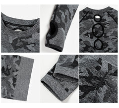 Yoga Set, Yoga Legging, Printed Workout Set Top and Legging, Camo in Green