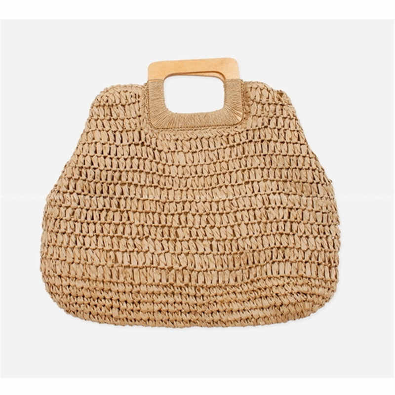 Boho Bag, Woven Straw Handbag, Love Sac