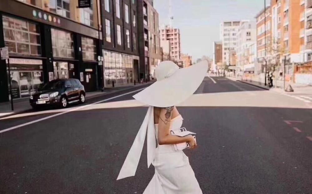 Boho Hat, Sun Hat, Beach Hat, Wide Brim Straw Hat, Classy White