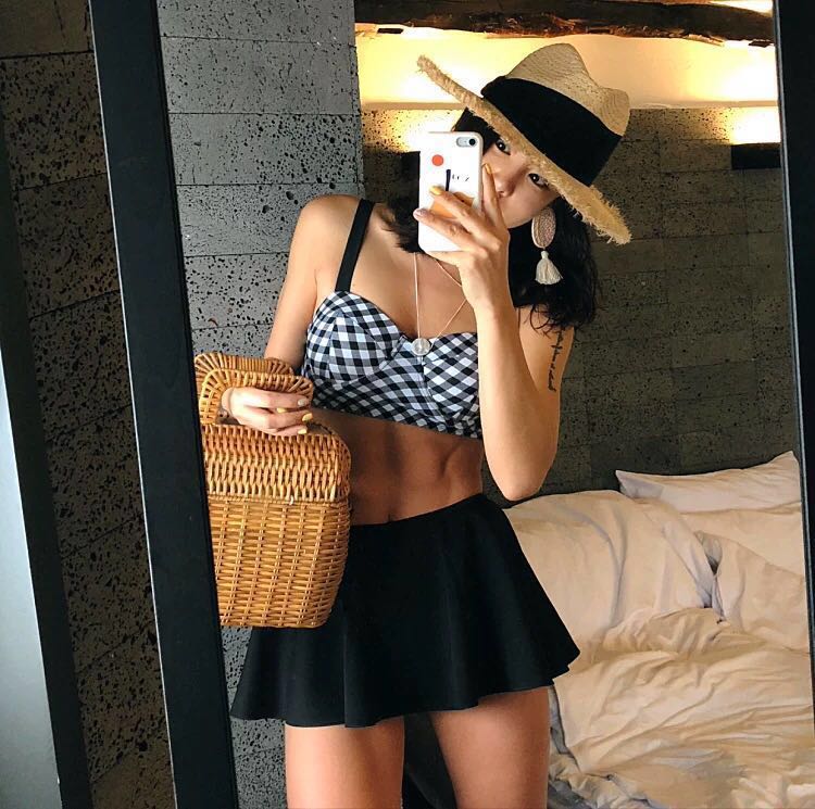 Boho Hat, Sun Beach Hat, Raffia  Brim Hat Fringed, Luciana Black and White Ribbon