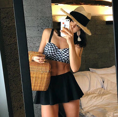 Boho Hat, Sun Beach Hat, Raffia  Brim Hat Fringed, Luciana Black and White Ribbon