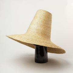 Boho Hat, Sun Beach Hat, Tall Crown Retro Hat, No Ribbon