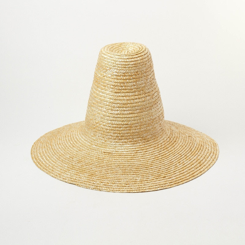 Boho Hat, Sun Beach Hat, Tall Crown Retro Hat, No Ribbon