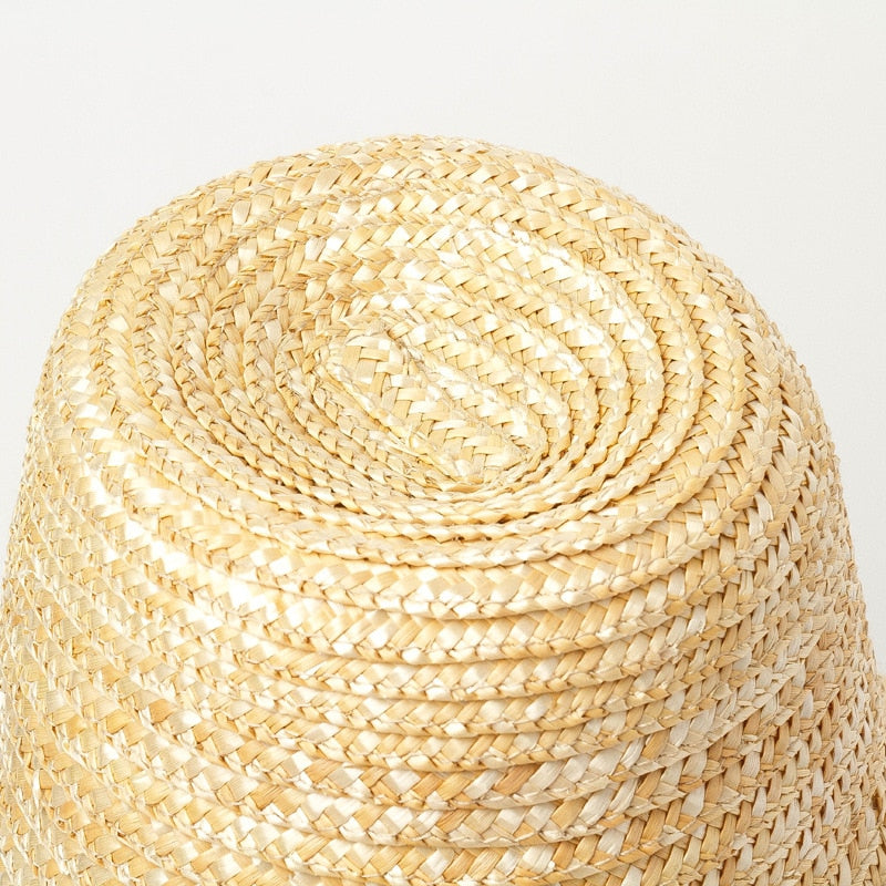 Boho Hat, Sun Beach Hat, Tall Crown Retro Hat, No Ribbon