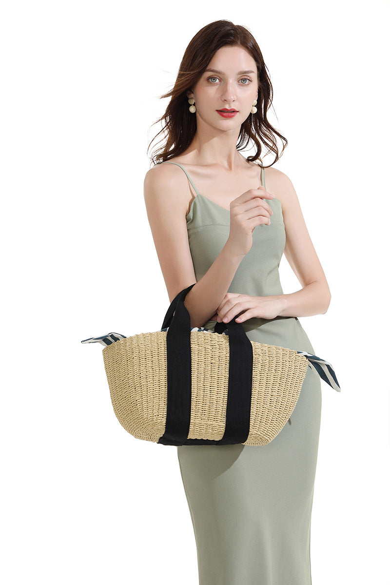 Boho Bag, Woven Straw Handbag, Jose Bag