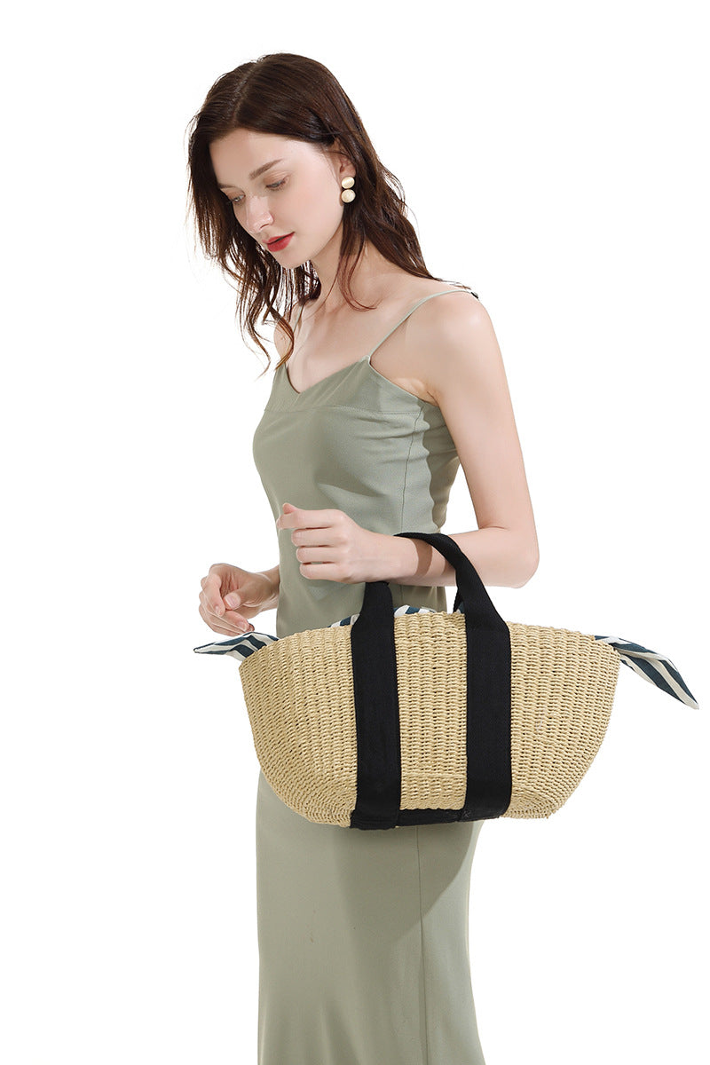 Boho Bag, Woven Straw Handbag, Jose Bag