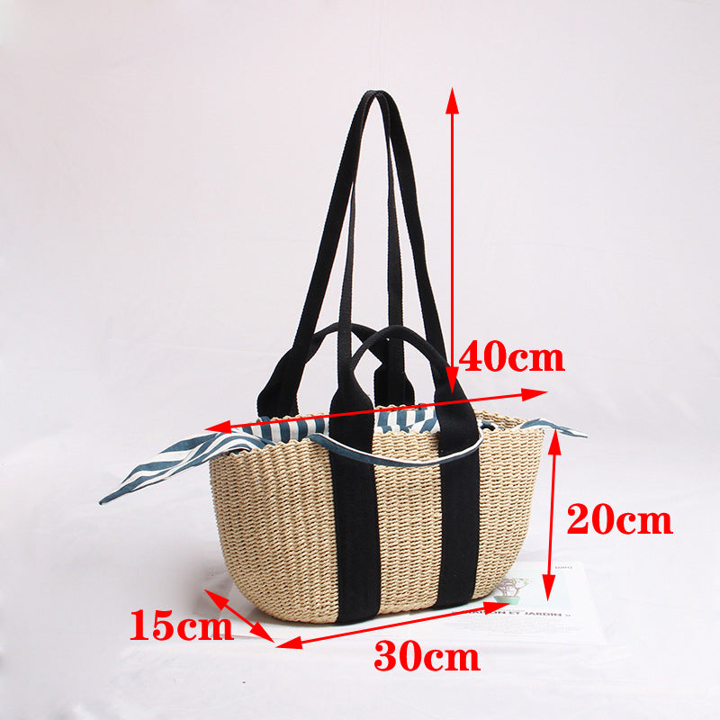 Boho Bag, Woven Straw Handbag, Jose Bag
