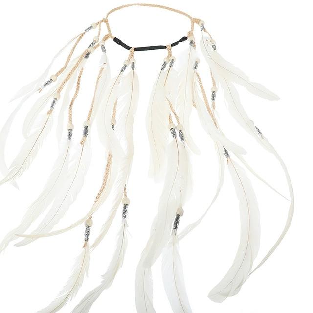 Boho Feather Headband, Gypsy Dream