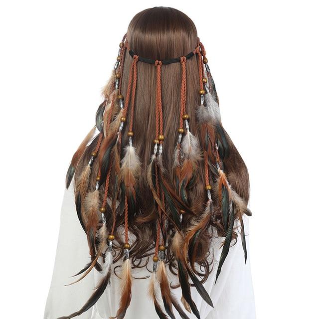 Boho Feather Headband, Gypsy Dream