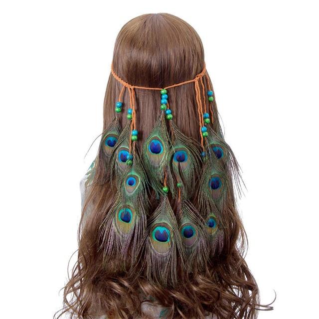 Boho Feather Headband, Gypsy Dream