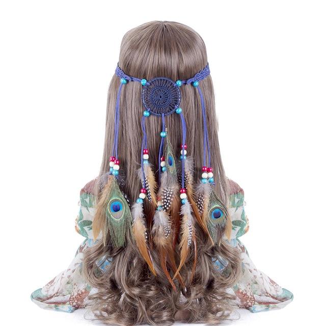 Boho Feather Headband, Gypsy Dream