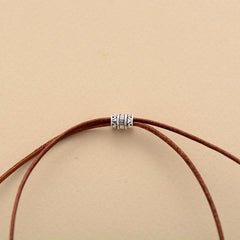 Boho Necklace, Natural Stone Pendant, Pink Rose Quartzs