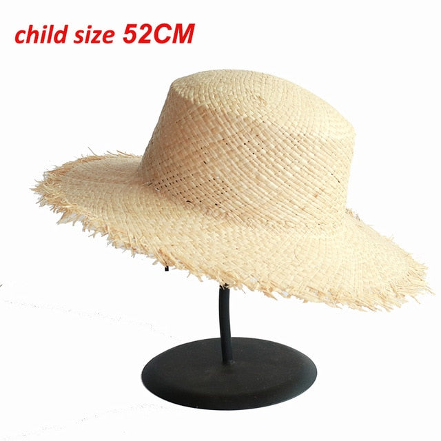 Boho Hat, Sun Hat, Beach Hat, Wide Brim Hat, Straw Hat, Natural Color