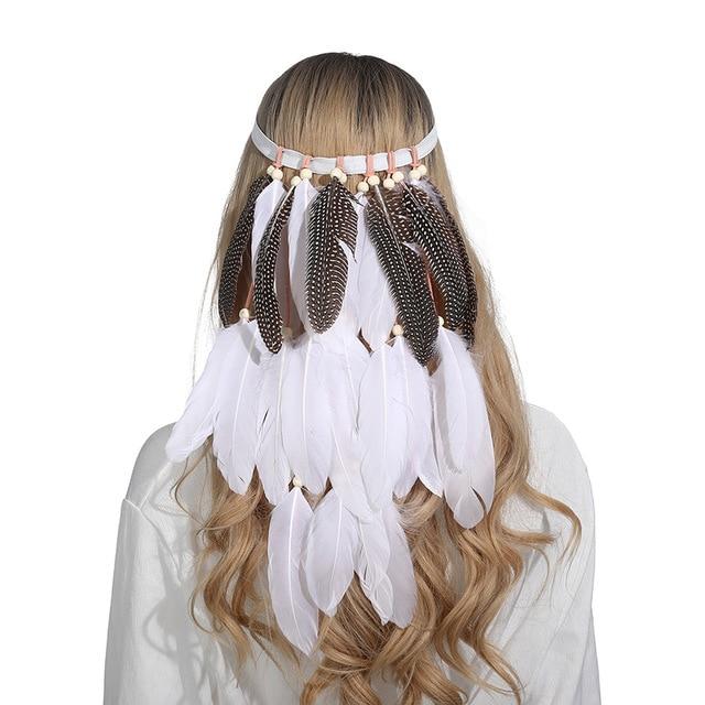 Boho Feather Headband, Gypsy Dream