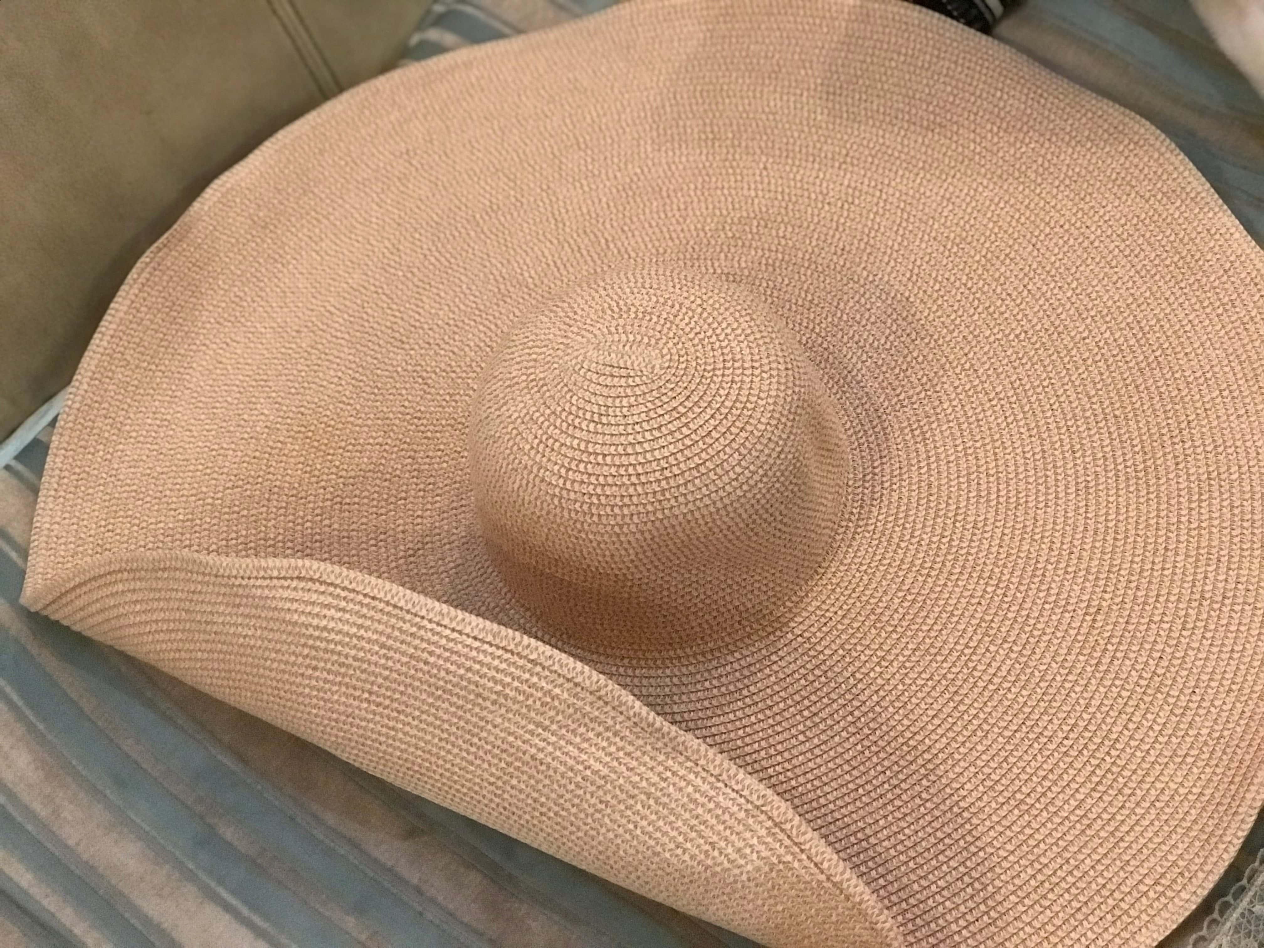 Boho Hat, Sun Hat, Beach Hat, Extra Large Wide Brim, Straw Hat, 4 colors (Soft, Brim 20, 25, 30, 35, 40 cm)