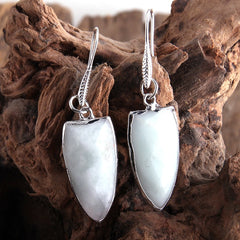 Boho Earrings, RH Dangle Earrings, Black Amazonite