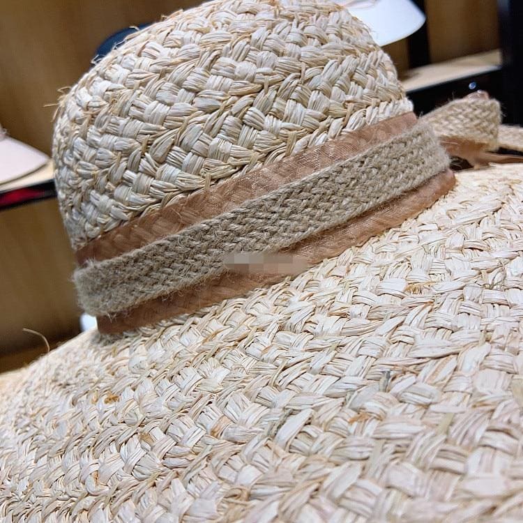Boho Hat, Sun Hat, Beach Hat, Raffia Hat, Fringed Wide Brim Hat, Coffee Bow