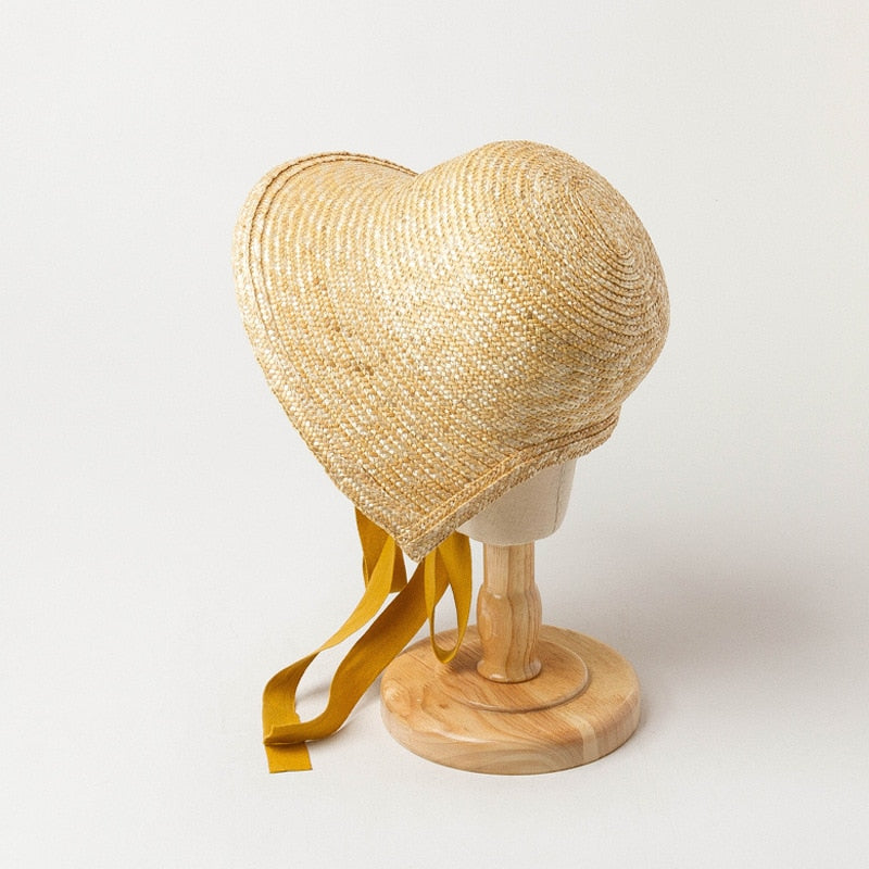 Boho Hat, Kid Hat, Sun Hat, Little Girl Hat, Olivia White Ribbon