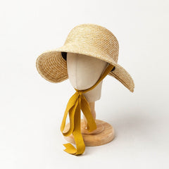 Boho Hat, Kid Hat, Sun Hat, Little Girl Hat, Olivia White Ribbon