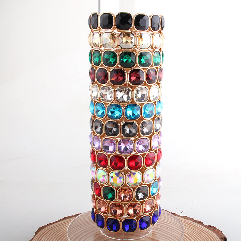 Boho Bracelet, RH Armbander Bracelet, Gold Crystal