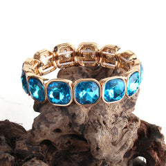 Boho Bracelet, RH Armbander Bracelet, Gold Crystal
