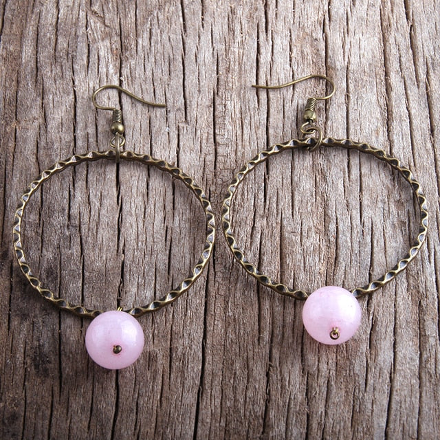 Boho Earrings, RH Dangle Earrings, Loop