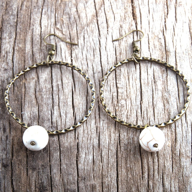 Boho Earrings, RH Dangle Earrings, Loop