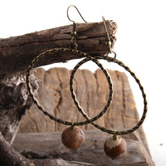 Boho Earrings, RH Dangle Earrings, Loop