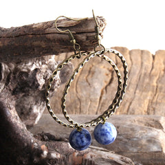 Boho Earrings, RH Dangle Earrings, Loop