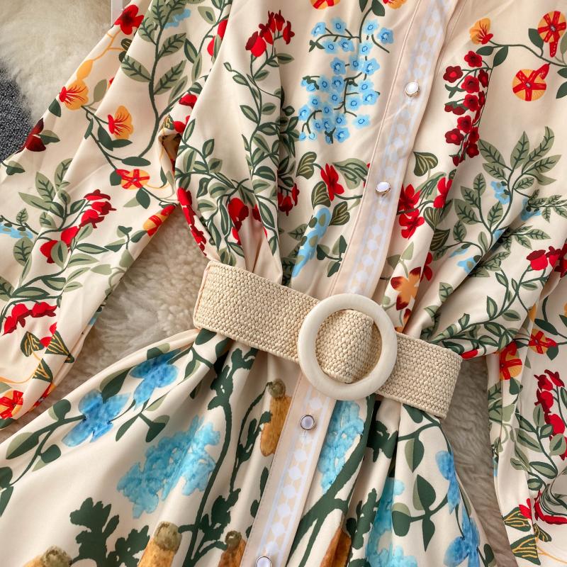 Vintage Dress, Boho Maxi Dress, Gown, Iovry Victoria Flower Garden