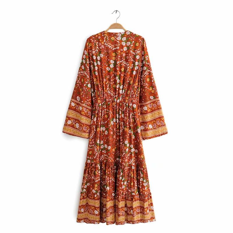 Boho Maxi Dress, Gown, Amie in Bown