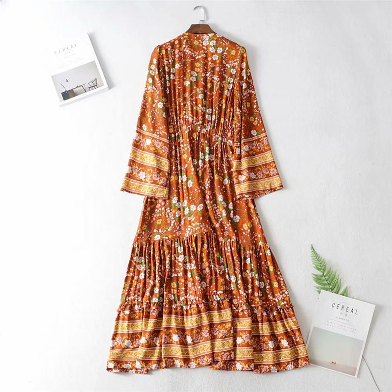 Boho Maxi Dress, Gown, Amie in Bown