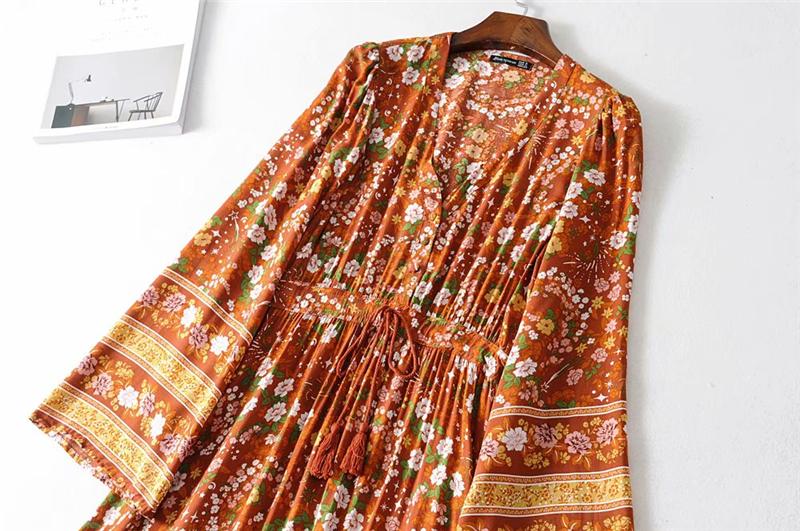 Boho Maxi Dress, Gown, Amie in Bown
