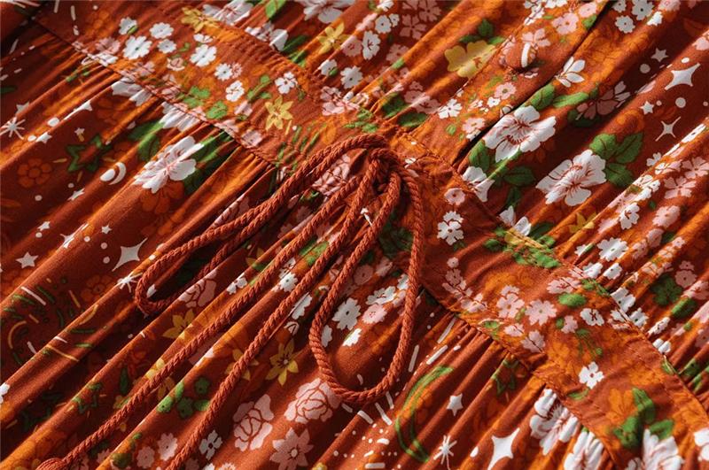 Boho Maxi Dress, Gown, Amie in Bown