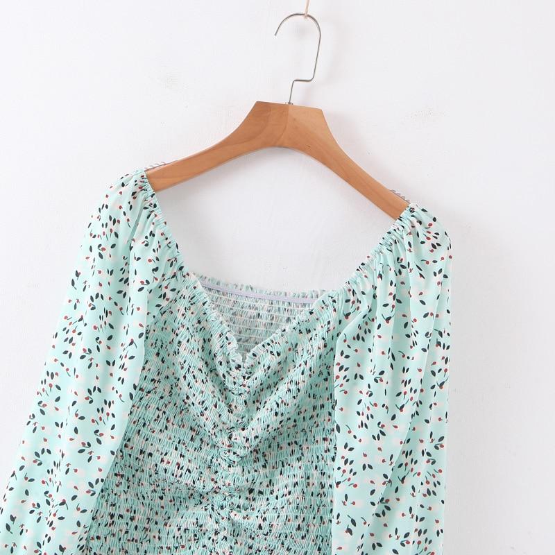 Boho Midi Dress, Smocked Dress, Baby Blue