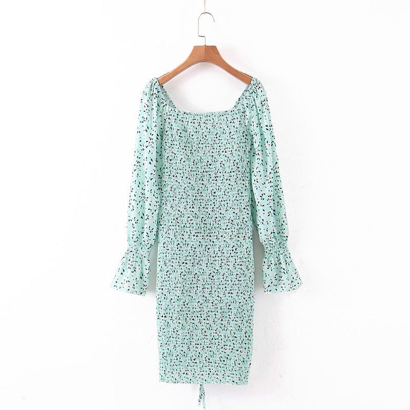 Boho Midi Dress, Smocked Dress, Baby Blue
