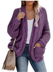 Oversize Twist Loose Vintage Long Cardigans Sweater