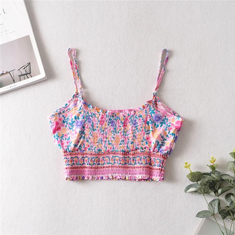 Boho Two Piece Set, Two Piece Pants Set, Wild Floral in Pink