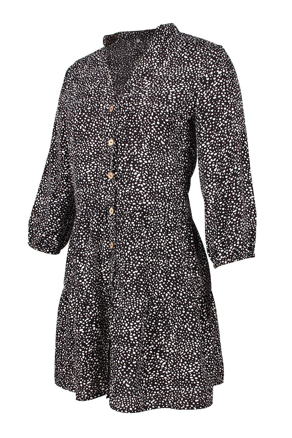 Boho Mini Dress Aria Black
