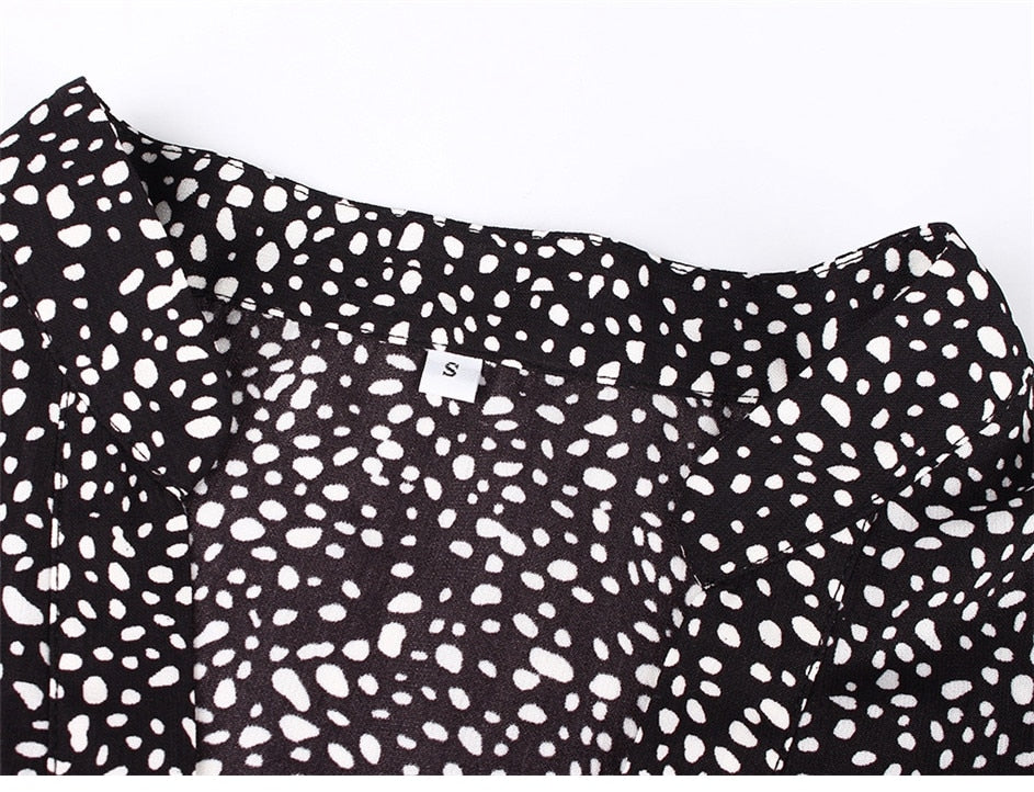 Boho Mini Dress Aria Black