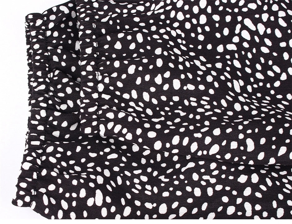 Boho Mini Dress Aria Black