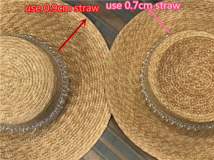 Boho Hat, Sun Beach Hat, Straw Bucket Hat, White Peal